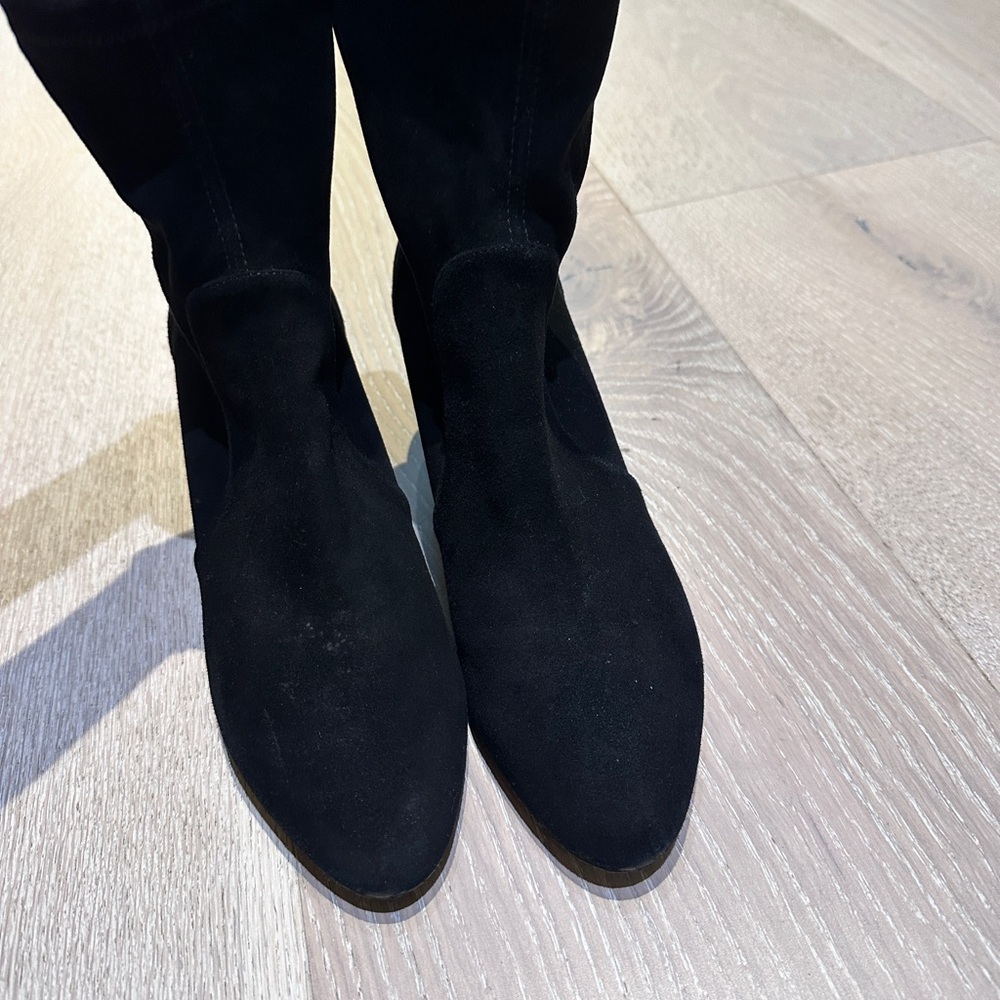 Stuart Weitzman Black Heeled Boots